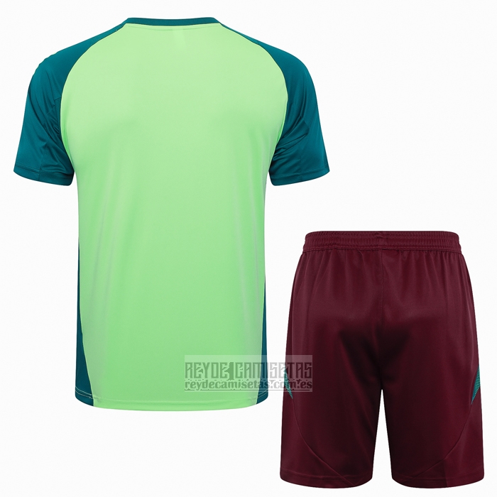 Chandal del Mexico Manga Corta 2024-2025 Verde - Pantalon Corto
